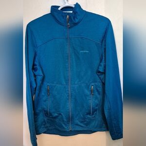 Patagonia Mens R1  Full-Zip Jacket SZ.S Blue